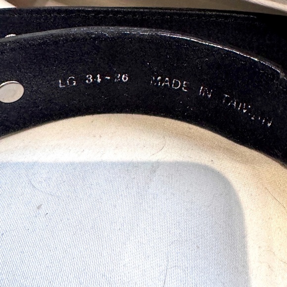 Disney Black Belt with Silver Buckle - Picture 7 of 15